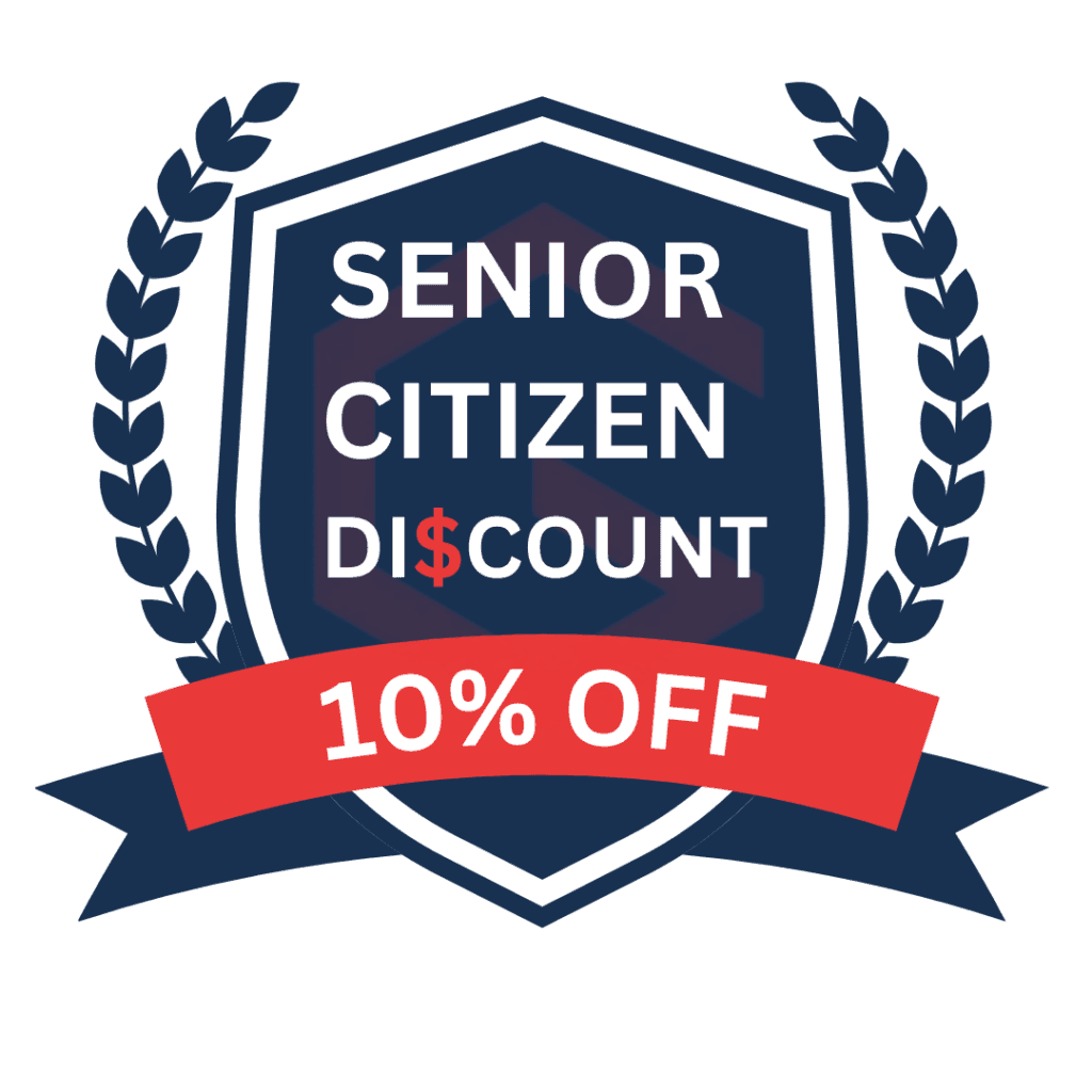 10% off senior citizen discount from grates expres